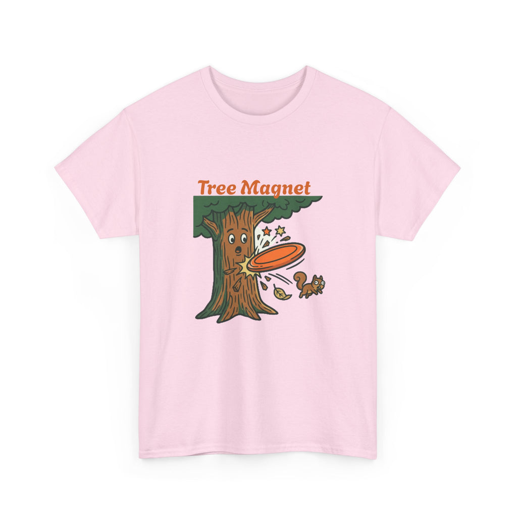 Tree Magnet Disc Golf Shirt, Funny Disc Golf Gift, Tree Hit Humor Tee, Gift for Disc Golfer Who Hits Every Tree